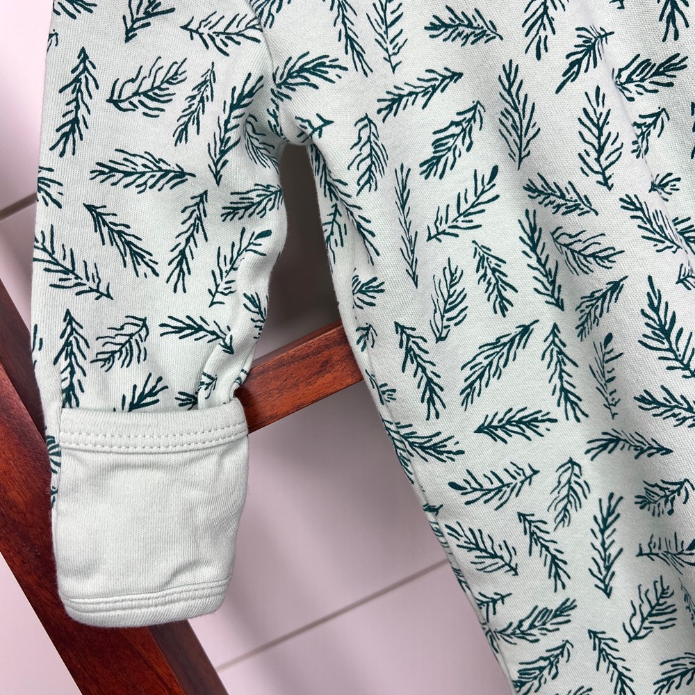 Green Pine Pattern Baby Sleep Sack - Picture 4 of 6